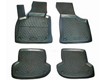 Резиновые коврики (полимерные автоковрики) для Audi A3 Sportback (с 2012 г.в.)