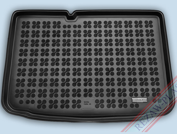 Резиновый коврик в багажник Skoda Fabia III Hatchback с 2015 г.в. (мягкий, премиум-качество)