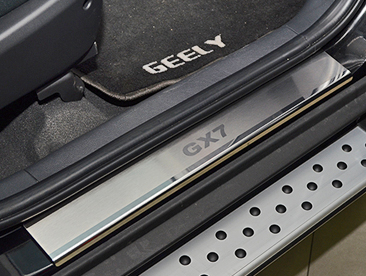 Накладки на пороги Geely Emgrand X-7 (с 2013 г. выпуска)