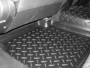 Резиновые коврики на Honda CR-V V (c 2017-...) бежевые