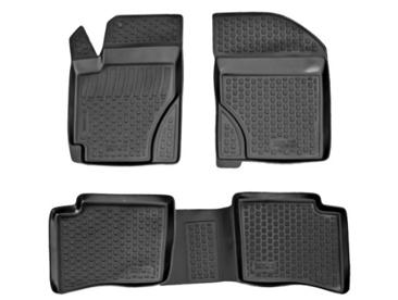 Резиновые коврики (полимерные автоковрики) для Ford Fusion (c 2015-...)