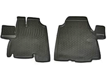 Резиновые коврики (полимерные автоковрики) для Fiat Ducato передний ряд сидений с 2006 - ...