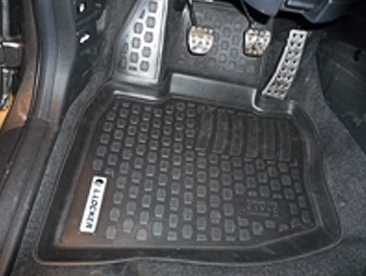 Резиновые коврики (полимерные автоковрики) для Honda Civic хетчбек с 2006 - ...