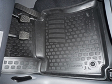 Резиновые коврики (полимерные автоковрики) для Volkswagen Caddy с 2003-2020