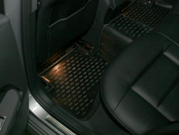 Резиновые (полимерные) коврики (4 шт.) на BMW 7 Sedan с 2008 г.в.