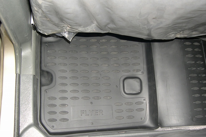 Резиновые (полимерные) коврики (4 шт.) на BYD Flyer с 2009 г.в.