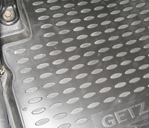 Резиновые (полимерные) коврики (4 шт.) на HYUNDAI Getz с 2002 г.в.