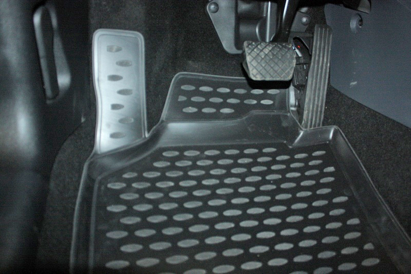 Резиновые (полимерные) коврики (4 шт.) на SEAT Leon с 2007 г.в.