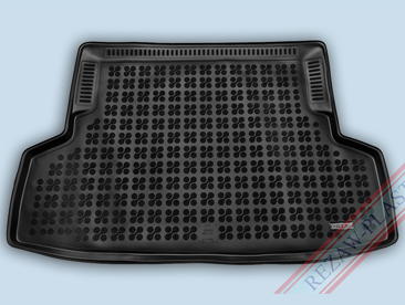 Резиновый коврик в багажник Subaru WRX STi с 2014 года выпуска (мягкий, премиум-качество)
