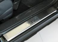 Накладки на пороги Honda CR-V (с 2007г. выпуска)