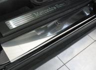 Накладки на пороги Mercedes-Benz ML (W164) (с 2005-2011г. выпуска)
