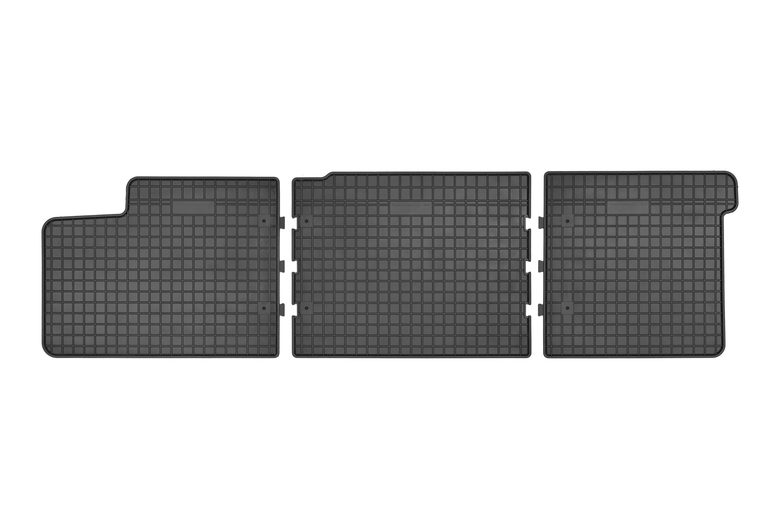 Резиновые коврики на Volkswagen Transporter T6 (c 2015-...) 2-й ряд