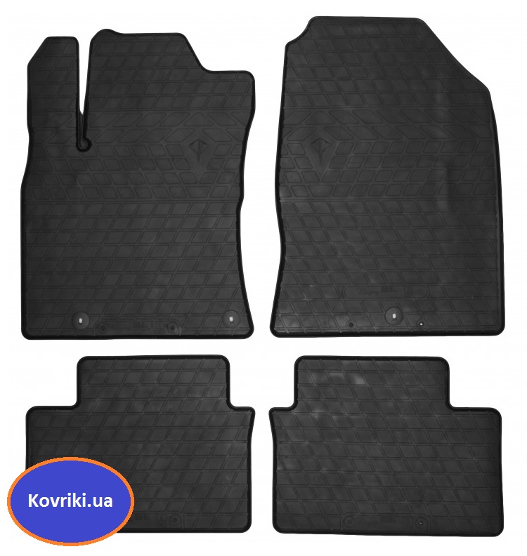 Резиновые коврики на Kia Ceed III (c 2018-...) 