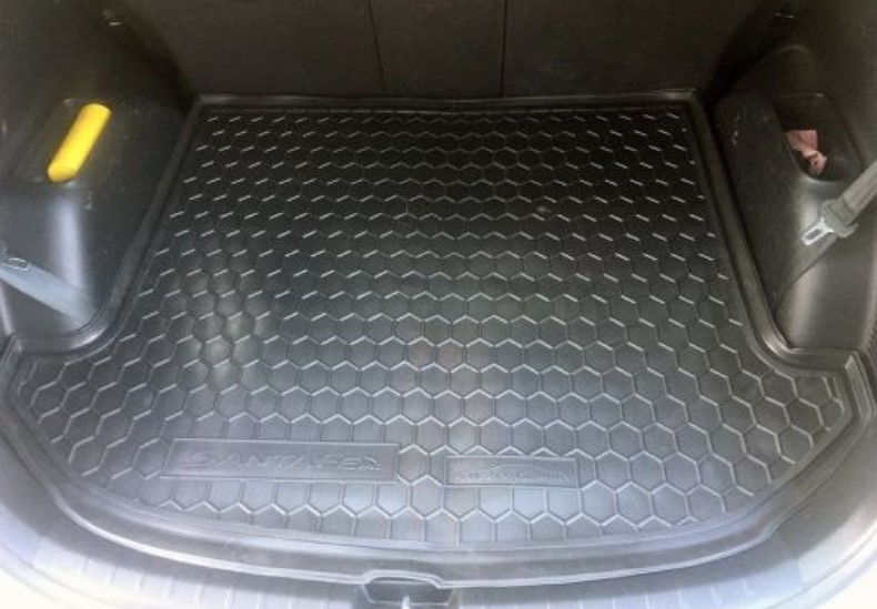 Коврик в багажник на Hyundai Santa Fe III (c 2012-...) 7 ми местный
