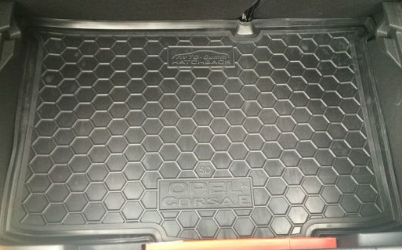 Коврик в багажник Opel Corsa E (c 2014-...)