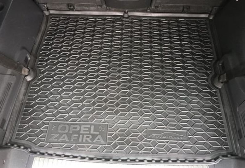 Коврик в багажник на Opel Zafira B (с 2005-...) 7 мест