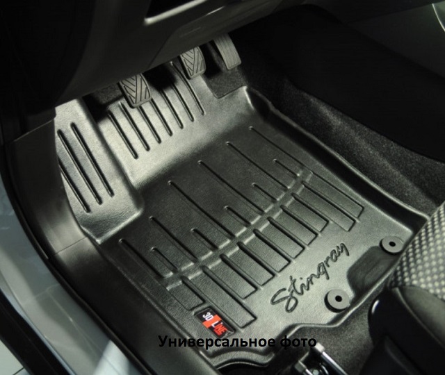 Резиновые коврики (с высоким бортиком) Toyota Camry 70 (с 2018 г.в.)