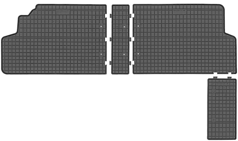 Резиновые коврики Fiat Scudo (с 2006 по 2016 г.в.) второй ряд