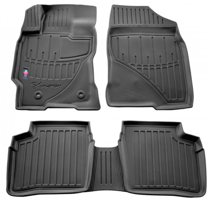 Резиновые коврики (высокий бортик) Toyota Prius (2003-2009 г.в.)
