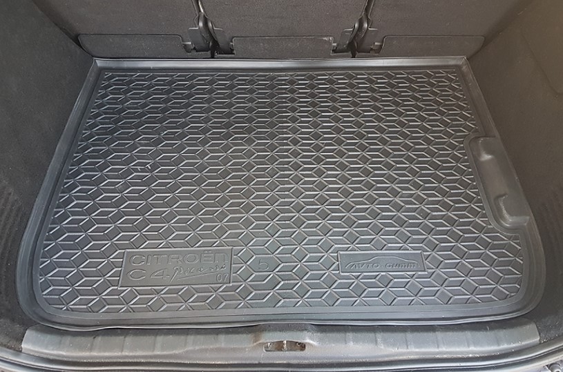 Коврик в багажник на Citroen C4 Picasso (2007-2013 г.г.) 5 мест