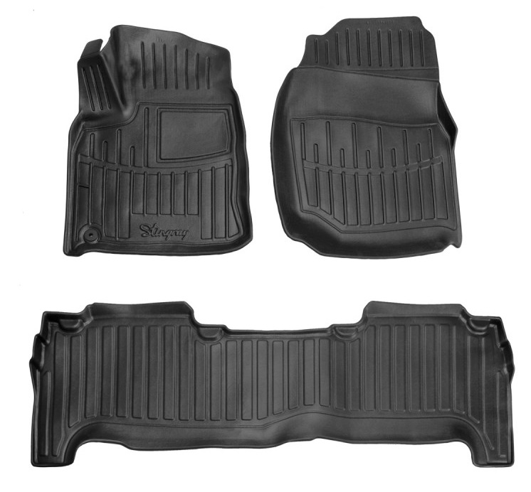 Резиновые коврики (с высоким бортиком) Toyota Land Cruiser 100 (с 1998 по 2007 г.в.)
