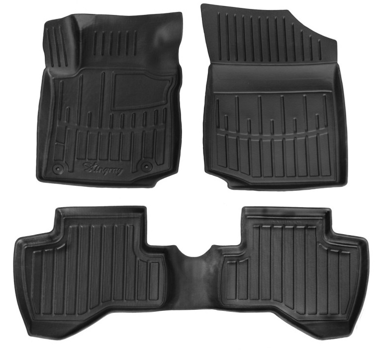 Резиновые коврики (с высоким бортиком) Toyota Aygo 2005-2013 г. выпуска