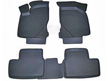 Резиновые коврики (полимерные автоковрики) для ВАЗ-1118 Калина (седан) с 2007 - ...