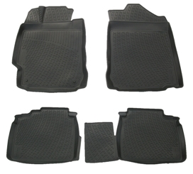 Резиновые коврики (полимерные автоковрики) для Toyota Camry (50) (с 2011 г.в.)