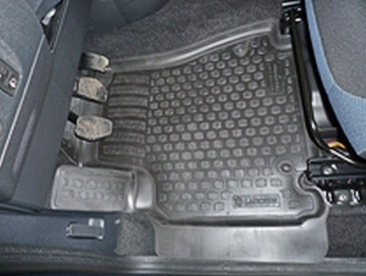 Резиновые коврики (полимерные автоковрики) для Citroen Berlingo пассажирский с 2008 - ...