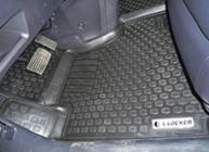 Резиновые коврики (полимерные автоковрики) для Honda CR-V с 2006 - ...