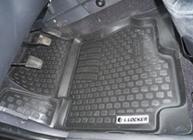 Резиновые коврики (полимерные автоковрики) для Hyundai Elantra седан с 2007 - ...