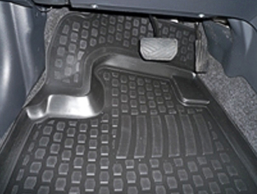 Резиновые коврики (полимерные автоковрики) для Hyundai i20 хетчбек с 2009 - ...