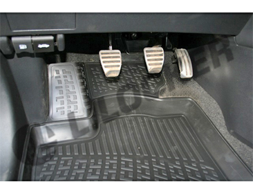 Резиновые коврики (полимерные автоковрики) для Nissan Qashqai с 2007 - ...