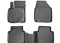 Резиновые коврики (полимерные автоковрики) для Nissan Tiida с 2007 - ...