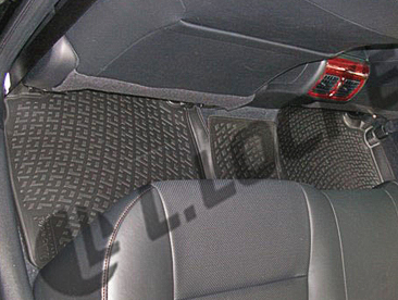 Резиновые коврики (полимерные автоковрики) для Toyota Camry седан с 2011 - ...