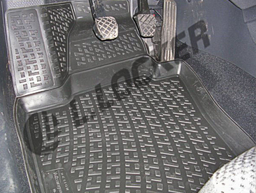 Резиновые коврики (полимерные автоковрики) для Volkswagen JETTA VI седан с 2010 - ...
