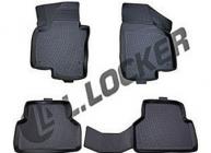 Резиновые коврики (полимерные автоковрики) для Volkswagen Touareg 2002-2010гг