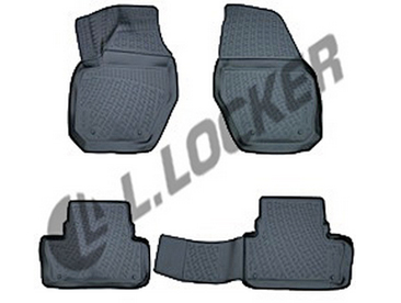 Резиновые коврики (полимерные автоковрики) для Volvo XC60 c 2008-...
